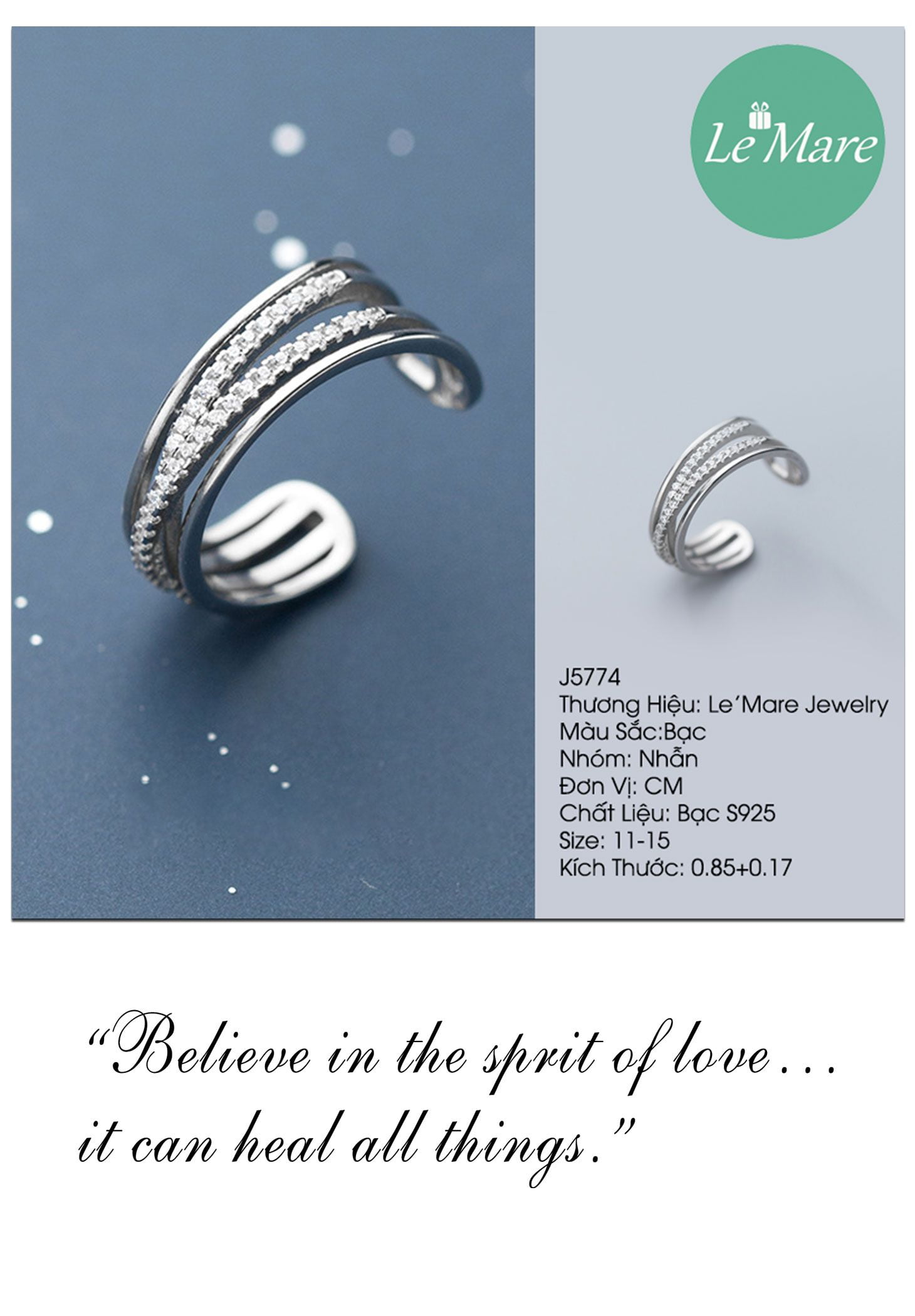 Young/Brilliant/Romantic Young/Brilliant/Romantic Le'mare Jewelry LMJ
