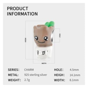 Charm bạc PC1100 Charm bạc PC1100 Le'mare Jewelry LMJ