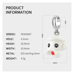 Charm bạc PD0542 Charm bạc PD0542 Le'mare Jewelry LMJ