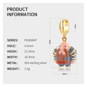 Charm bạc PD0440 Charm bạc PD0440 Le'mare Jewelry LMJ