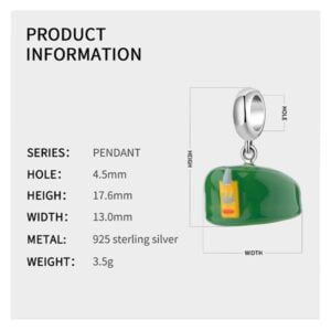 Charm bạc PD0601 Charm bạc PD0601 Le'mare Jewelry LMJ