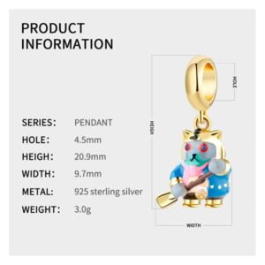 Charm bạc PD0505 Charm bạc PD0505 Le'mare Jewelry LMJ