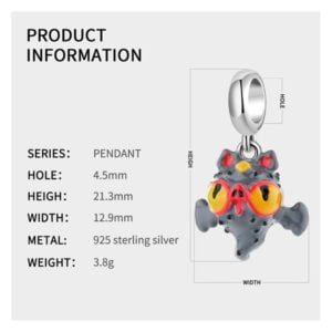 Charm bạc PD0543 Charm bạc PD0543 Le'mare Jewelry LMJ