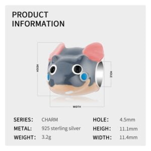 Charm bạc PC1117 Charm bạc PC1117 Le'mare Jewelry LMJ