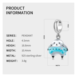 Charm bạc PD0448 Charm bạc PD0448 Le'mare Jewelry LMJ