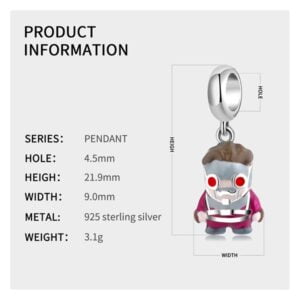 Charm bạc PD0538 Charm bạc PD0538 Le'mare Jewelry LMJ