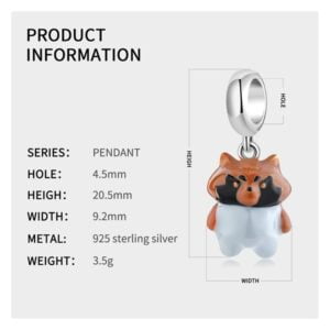 Charm bạc PD0536 Charm bạc PD0536 Le'mare Jewelry LMJ