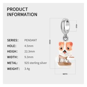 Charm bạc PD0517 Charm bạc PD0517 Le'mare Jewelry LMJ