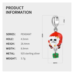 Charm bạc PD0522 Charm bạc PD0522 Le'mare Jewelry LMJ