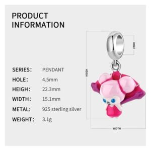 Charm bạc PD0580 Charm bạc PD0580 Le'mare Jewelry LMJ