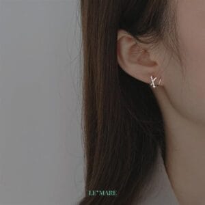 Khuyên tai bạc G4357 Khuyên tai bạc G4357 Le'mare Jewelry LMJ
