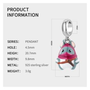 Charm bạc PD0518 Charm bạc PD0518 Le'mare Jewelry LMJ