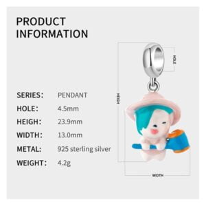 Charm bạc PD0579 Charm bạc PD0579 Le'mare Jewelry LMJ