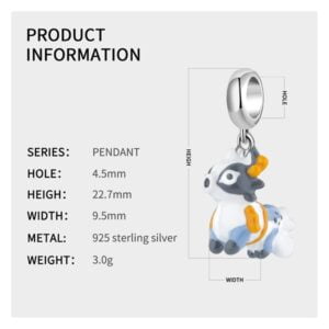 Charm bạc PD0514 Charm bạc PD0514 Le'mare Jewelry LMJ