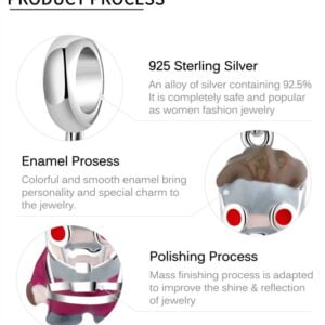 Charm bạc PD0538 Charm bạc PD0538 Le'mare Jewelry LMJ