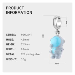 Charm bạc PD0527 Charm bạc PD0527 Le'mare Jewelry LMJ