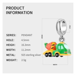 Charm bạc PD0554 Charm bạc PD0554 Le'mare Jewelry LMJ