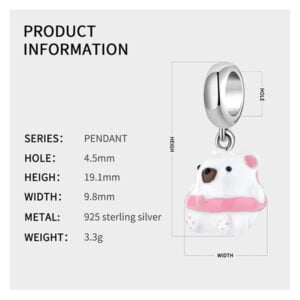 Charm bạc PD0563 Charm bạc PD0563 Le'mare Jewelry LMJ