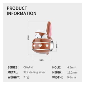 Charm bạc PC1115 Charm bạc PC1115 Le'mare Jewelry LMJ