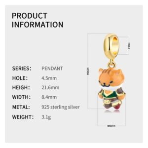 Charm bạc PD0439 Charm bạc PD0439 Le'mare Jewelry LMJ