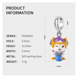 Charm bạc PD0577 Charm bạc PD0577 Le'mare Jewelry LMJ