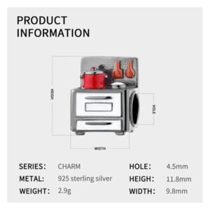 Charm bạc PC1081 Charm bạc PC1081 Le'mare Jewelry LMJ