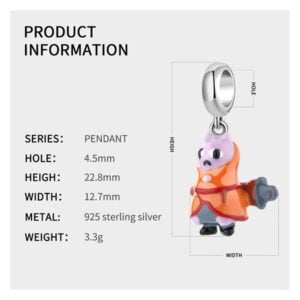 Charm bạc PD0502 Charm bạc PD0502 Le'mare Jewelry LMJ