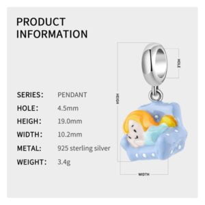 Charm bạc PD0525 Charm bạc PD0525 Le'mare Jewelry LMJ