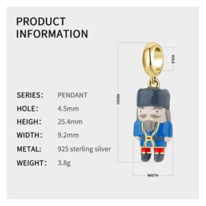 Charm bạc PD0589 Charm bạc PD0589 Le'mare Jewelry LMJ