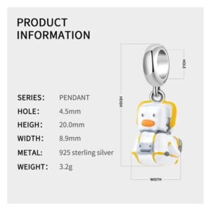 Charm bạc PD0529 Charm bạc PD0529 Le'mare Jewelry LMJ