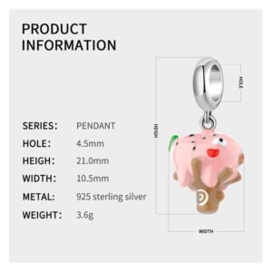 Charm bạc PD0515 Charm bạc PD0515 Le'mare Jewelry LMJ