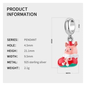 Charm bạc PD0559 Charm bạc PD0559 Le'mare Jewelry LMJ