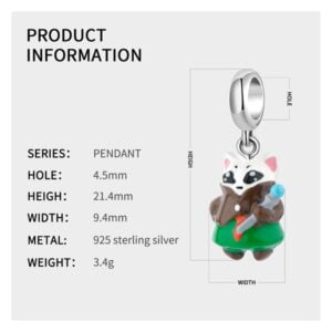 Charm bạc PD0506 Charm bạc PD0506 Le'mare Jewelry LMJ