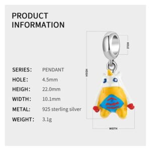 Charm bạc PD0581 Charm bạc PD0581 Le'mare Jewelry LMJ