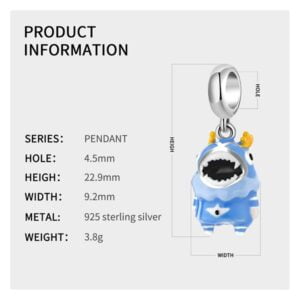 Charm bạc PD0510 Charm bạc PD0510 Le'mare Jewelry LMJ