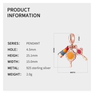 Charm bạc PD0619 Charm bạc PD0619 Le'mare Jewelry LMJ