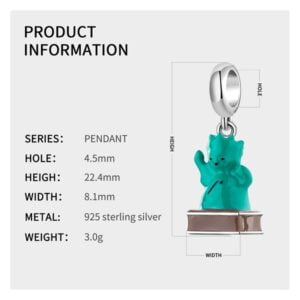 Charm bạc PD0541 Charm bạc PD0541 Le'mare Jewelry LMJ