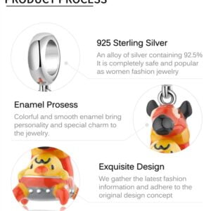 Charm bạc PD0498 Charm bạc PD0498 Le'mare Jewelry LMJ