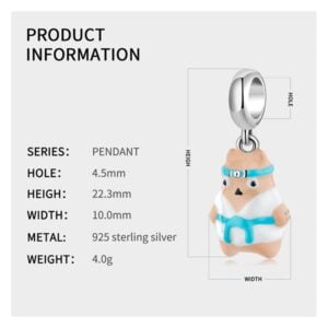 Charm bạc PD0450 Charm bạc PD0450 Le'mare Jewelry LMJ