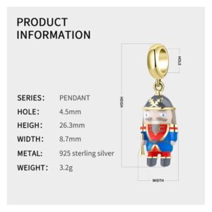 Charm bạc PD0583-1 Charm bạc PD0583-1 Le'mare Jewelry LMJ