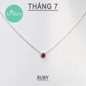 Dây chuyền Titi tháng 7 Ruby