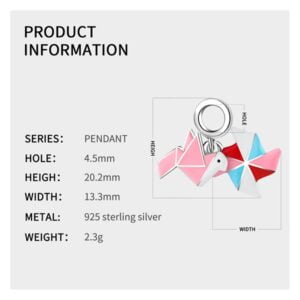 Charm bạc PD0508 Charm bạc PD0508 Le'mare Jewelry LMJ