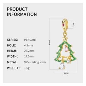 Charm bạc PD0653 Charm bạc PD0653 Le'mare Jewelry LMJ