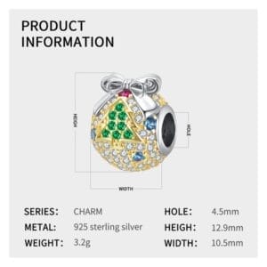 Charm bạc PC1262 Charm bạc PC1262 Le'mare Jewelry LMJ