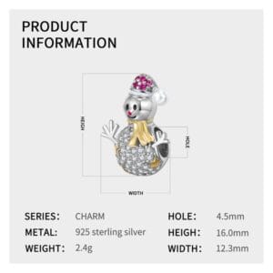 Charm bạc PC1266 Charm bạc PC1266 Le'mare Jewelry LMJ