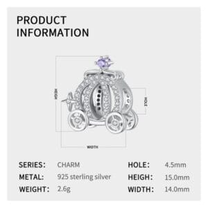 Charm bạc PC1267 Charm bạc PC1267 Le'mare Jewelry LMJ