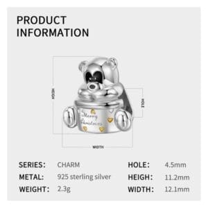 Charm bạc PC1263 Charm bạc PC1263 Le'mare Jewelry LMJ