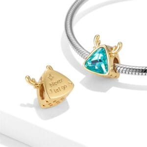 Charm bạc xi vàng PC1261 Charm bạc xi vàng PC1261 Le'mare Jewelry LMJ