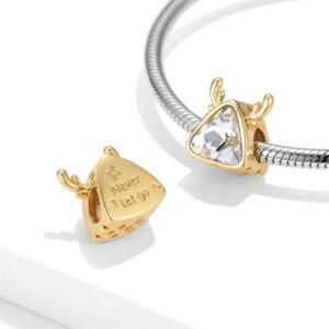 Charm bạc xi vàng PC1289 Charm bạc xi vàng PC1289 Le'mare Jewelry LMJ