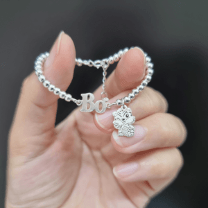 Lắc bi bạc ta thiết kế theo tên cho bé mix charm Le’Mare Jewelry Lắc bi bạc ta thiết kế theo tên cho bé mix charm Le’Mare Jewelry Le'mare Jewelry LMJ